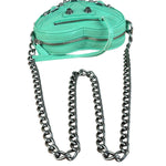Balenciaga Green Le Cagole Heart Mini Bag