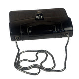 Bvlgari Black Patent Leather Small Serpenti Crossbody Bag