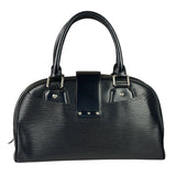 Louis Vuitton Black Epi Leather Montaigne Bowling Handbag