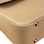 Burberry Vintage Saffiano Leather Flap Shoulder Bag
