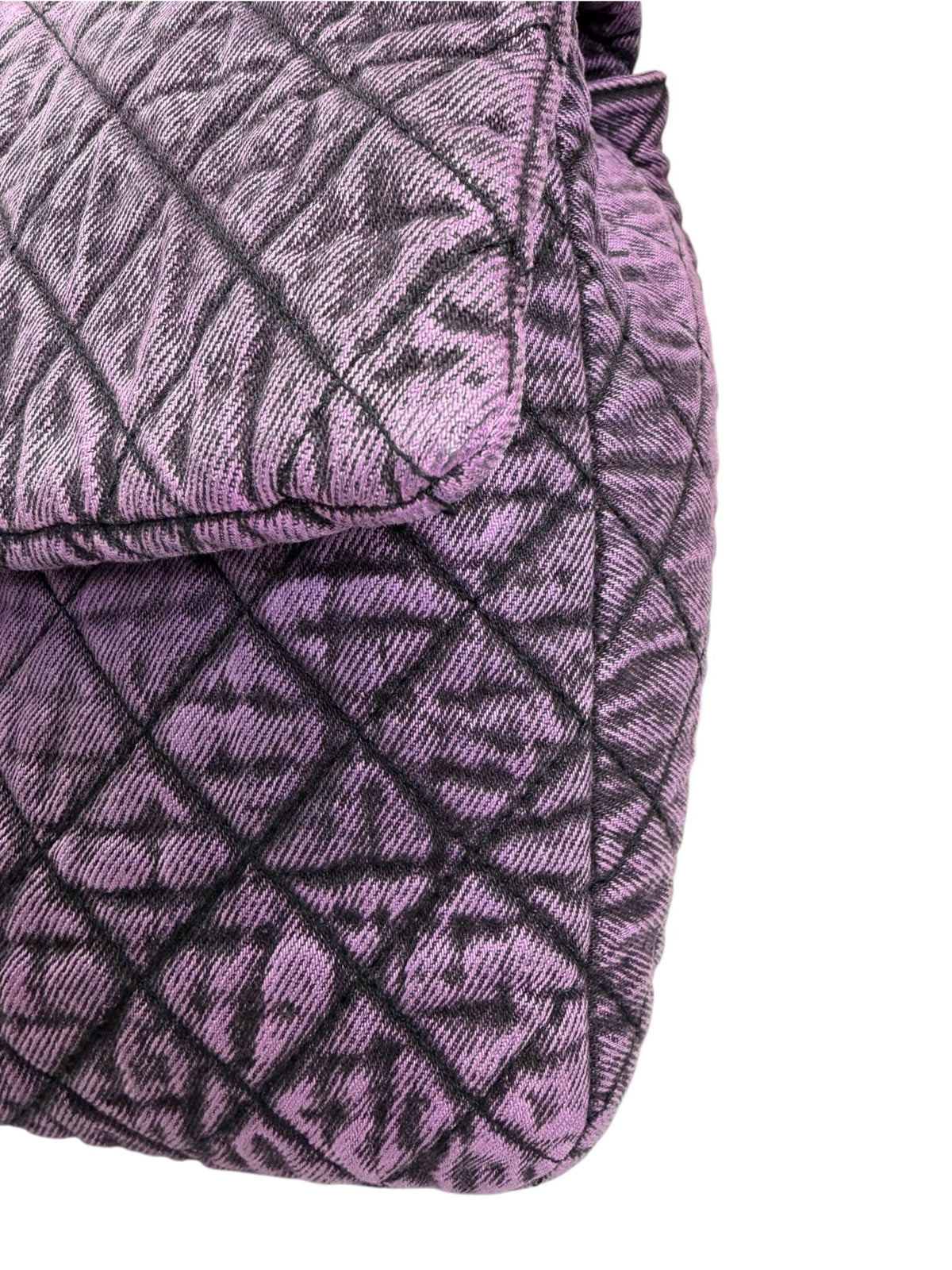 Chanel Purple Denimpressions XXL Flap Bag 2019