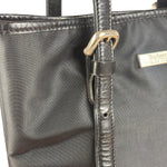 Burberry Vintage Blue Label Nylon Bucket Tote Bag