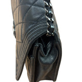 Chanel Black Quilted Lambskin Boy Flap Wallet On Chain 2014