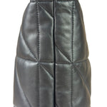 AllSaints Black Quilted Leather Edbury Shoulder Bag