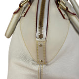Louis Vuitton Cream Leather Suhali Lockit MM