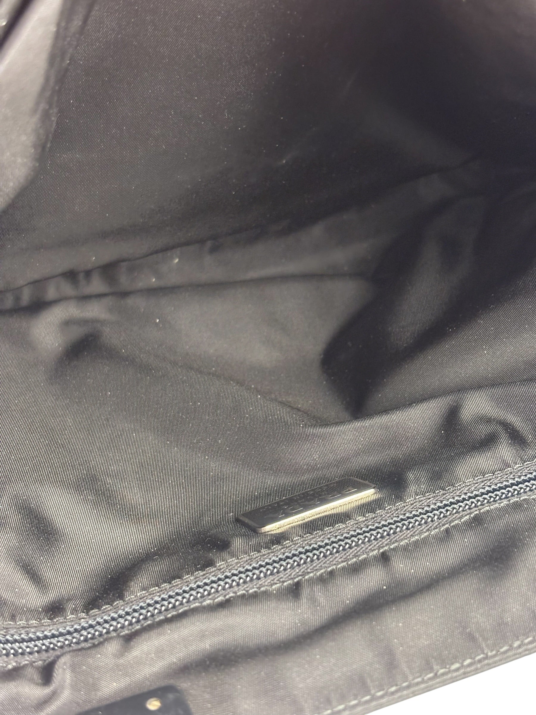 Prada Vintage Black Tessuto Nylon Tote