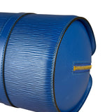 Louis Vuitton Blue Epi Soufflot Handbag