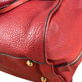 Chloe Red Leather Paddington Medium Satchel Two-Way Bag