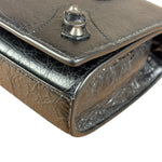Balenciaga Black Leather Le City Clutch
