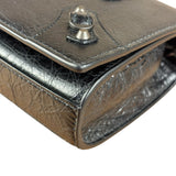 Balenciaga Black Leather Le City Clutch