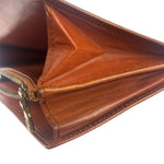 Louis Vuitton Orange Epi Leather Sarah Long Flap Wallet