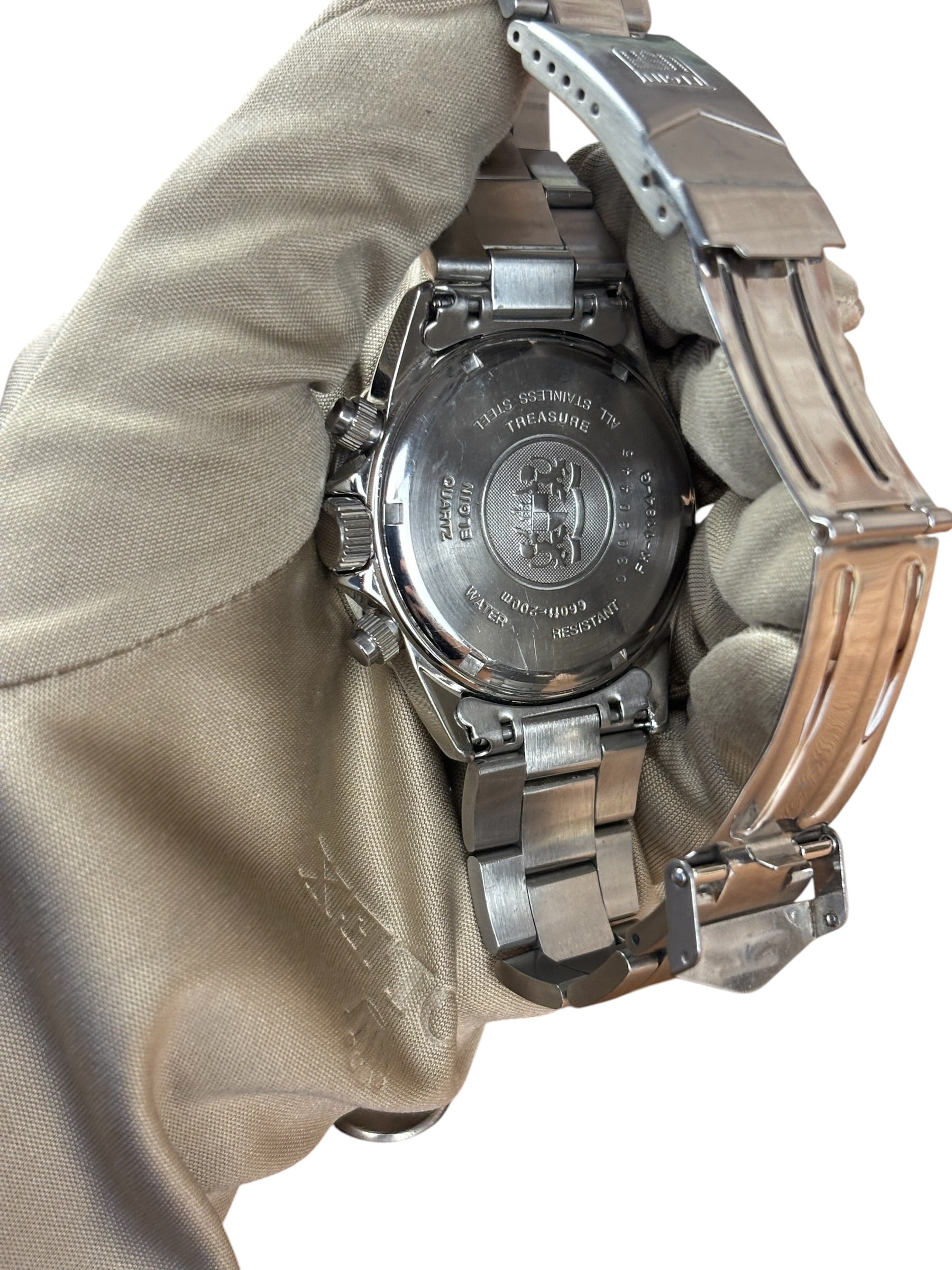 Elgin Black Dial Chronograph