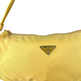 Prada Vintage Nylon Yellow Pochette