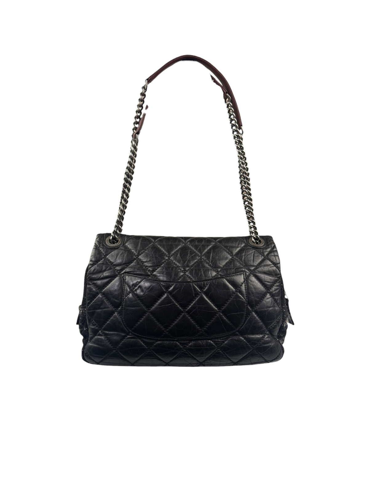 Chanel Black Quilted Calfskin Portobello Flap Bag 2013