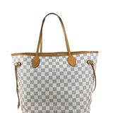 Louis Vuitton Damier Azur Neverfull MM w/ Pouch