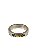 Gucci Silver GG Icon Band Rings