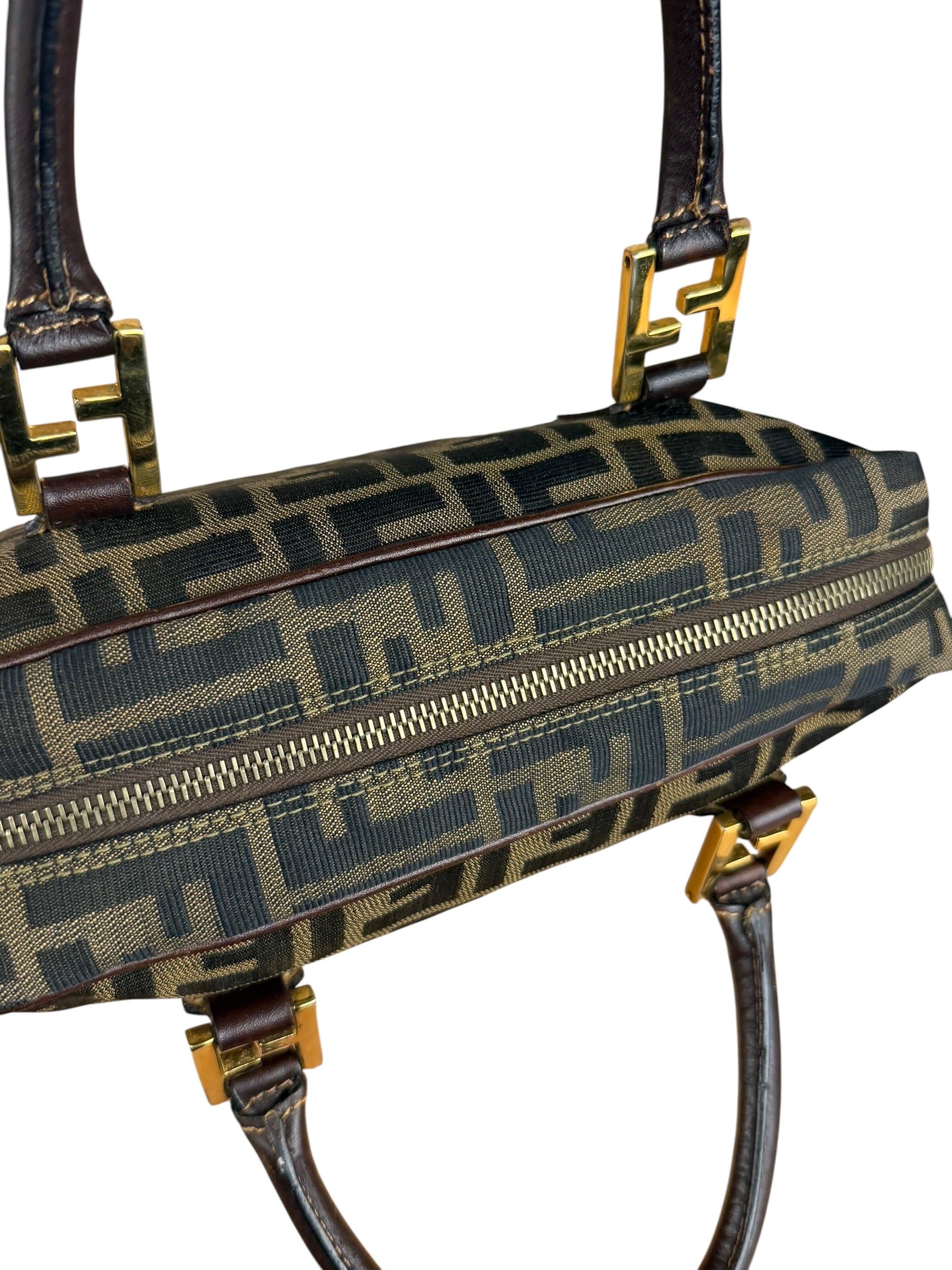 Fendi FF Vintage Zucca Mini Top Handle Bag