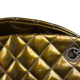 Chanel Metallic Gold Patent Leather Just Medemoiselle Bowling Bag 2011