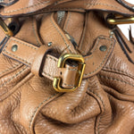 Chloe Vintage Tan Leather Paddington Shoulder Bag