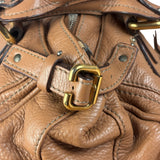 Chloe Vintage Tan Leather Paddington Shoulder Bag
