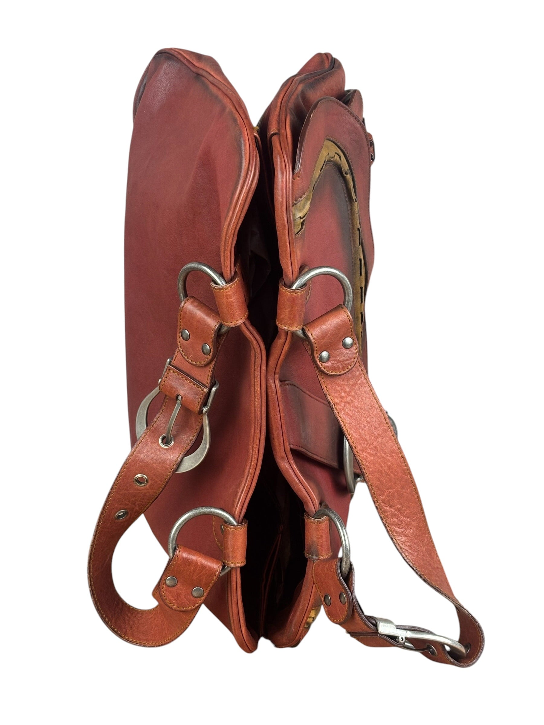 Christian Dior Vintage Gaucho Saddle Shoulder Bag