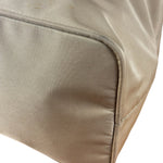Prada Vintage Beige Nylon Top Handle Bag