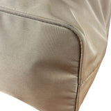 Prada Vintage Beige Nylon Top Handle Bag