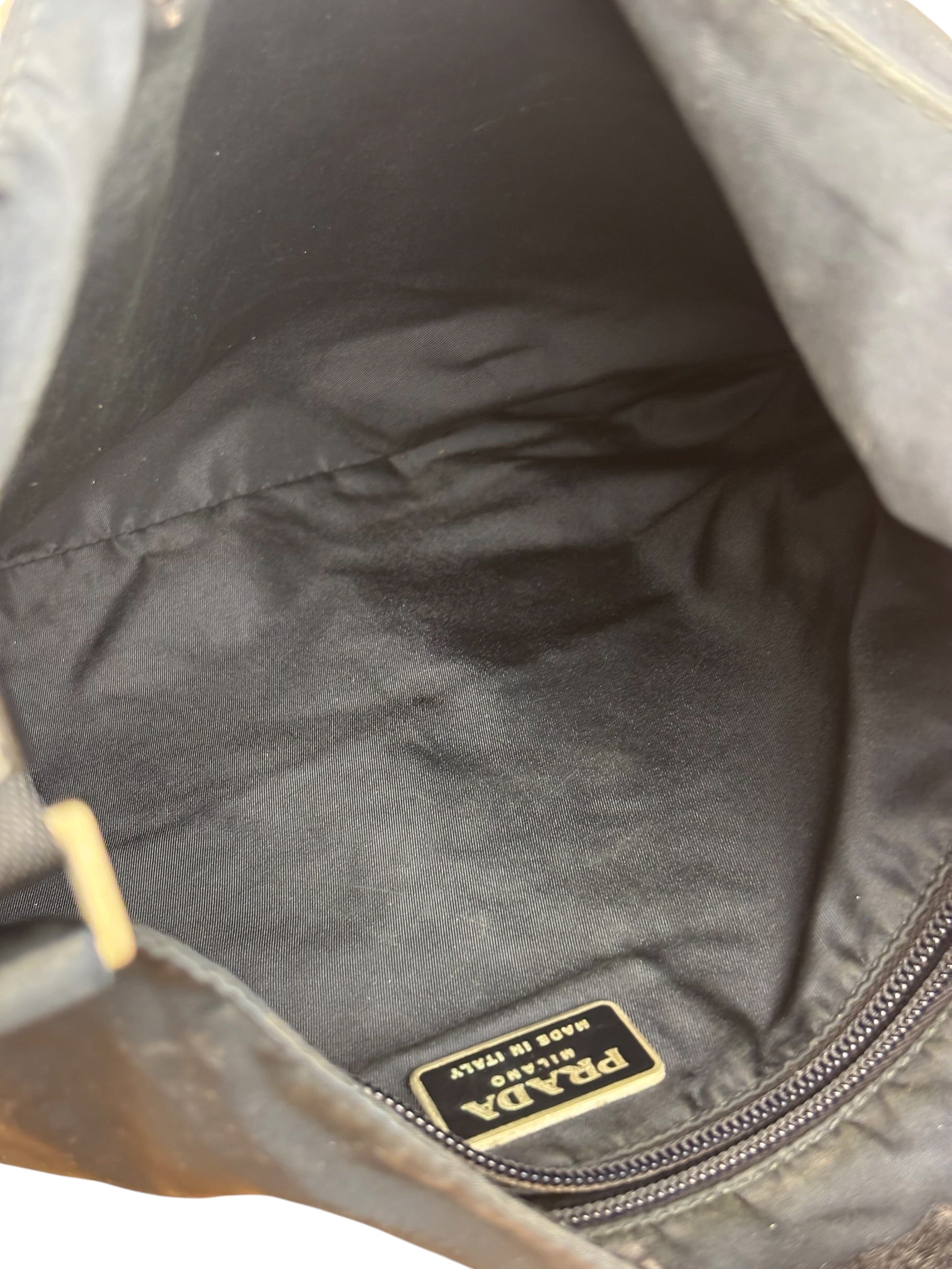 Prada Vintage Dark Navy Nylon Crossbody