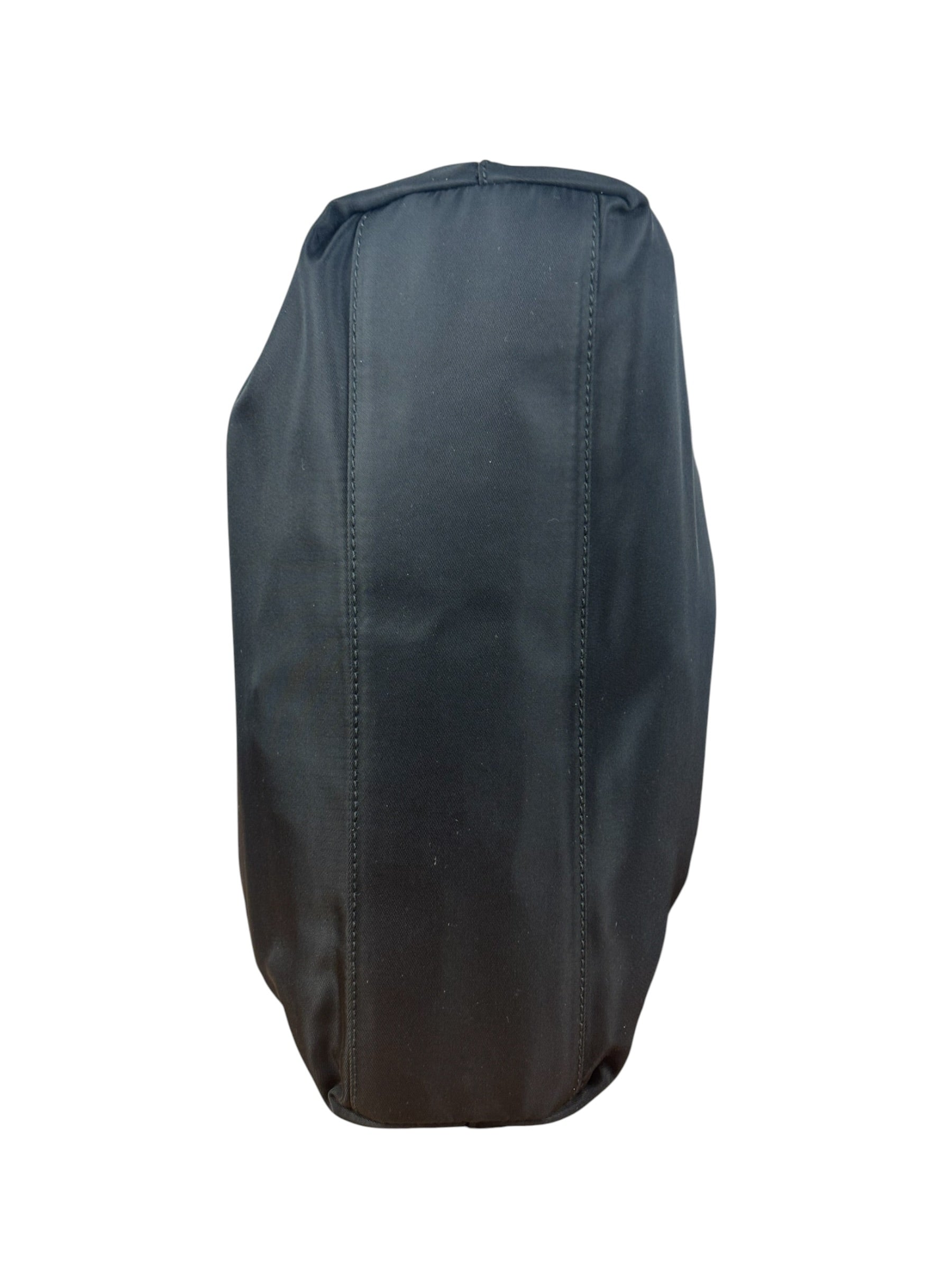 Prada Vintage Black Nylon Shoulder Tote