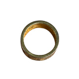 Fendi Gold/Black Monogram Forever Ring