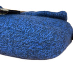 Fendi Vintage Blue Cashmere Baguette