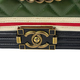 Chanel Multicolor Lambskin Crest S Boy Bag