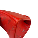 Balenciaga Red Leather Hourglass XS Rhinestones Two-Way Bag