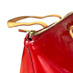 Louis Vuitton Red Monogram Vernis Bellevue Handbag
