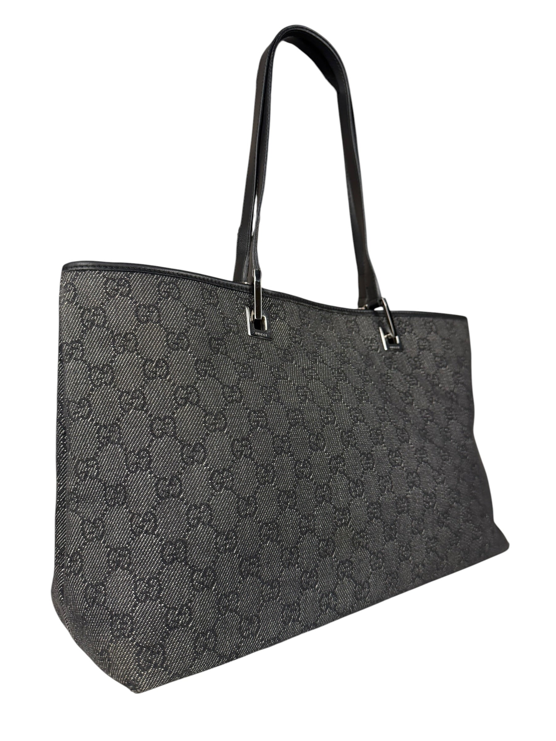 Gucci GG Denim Eclipse Tote