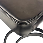 Ferragamo Black Leather Flap Mini Shoulder Bag