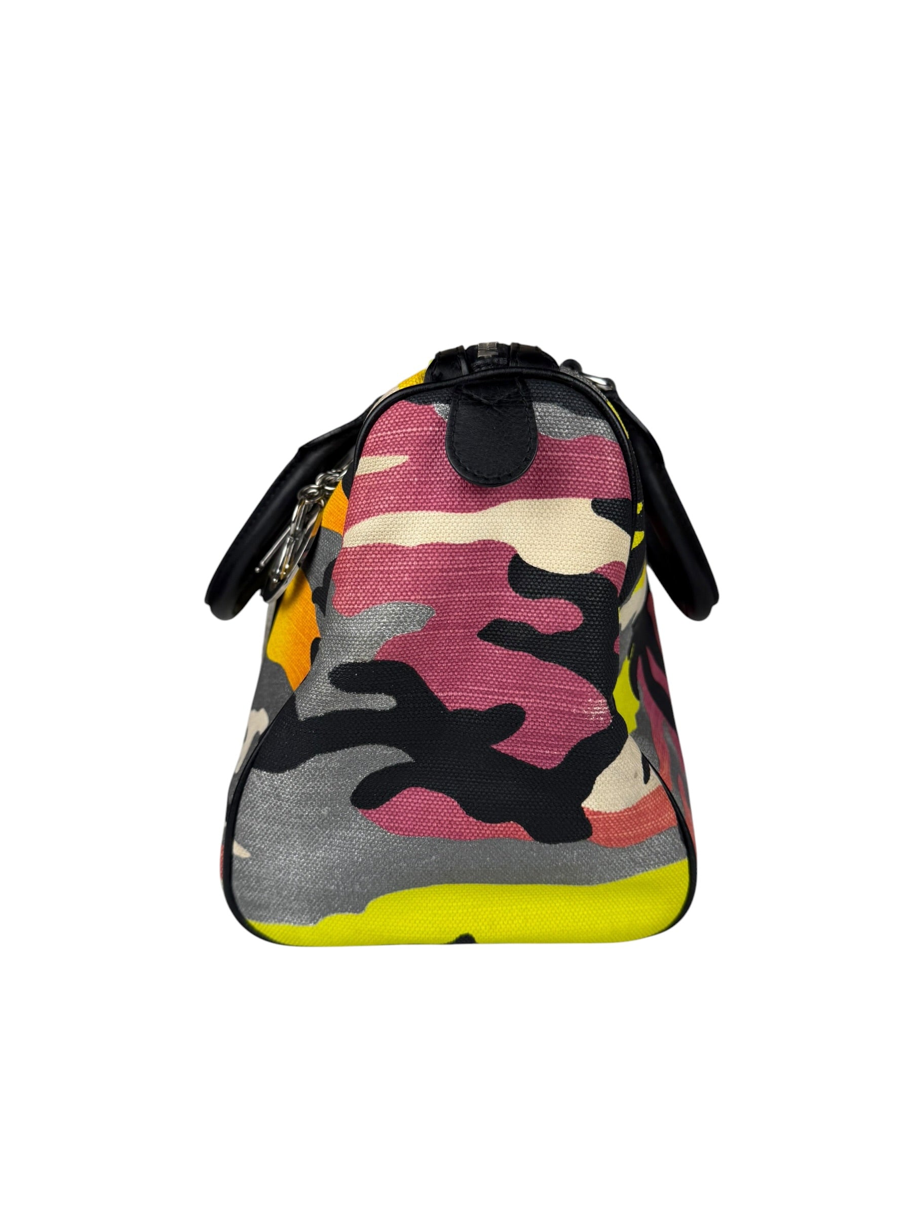 Christian Dior x Anselm Reyle Camouflage Boston Bag