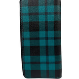 Coach Green Leather Zip-Around Long Wallet