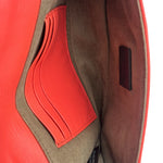 Fendi Coral Pink Leather Mini Baguette