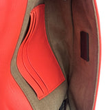 Fendi Coral Pink Leather Mini Baguette