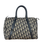 Christian Dior Vintage Trotter Oblique Bowling Mini Boston Hand Bag