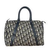 Christian Dior Vintage Trotter Oblique Bowling Mini Boston Hand Bag