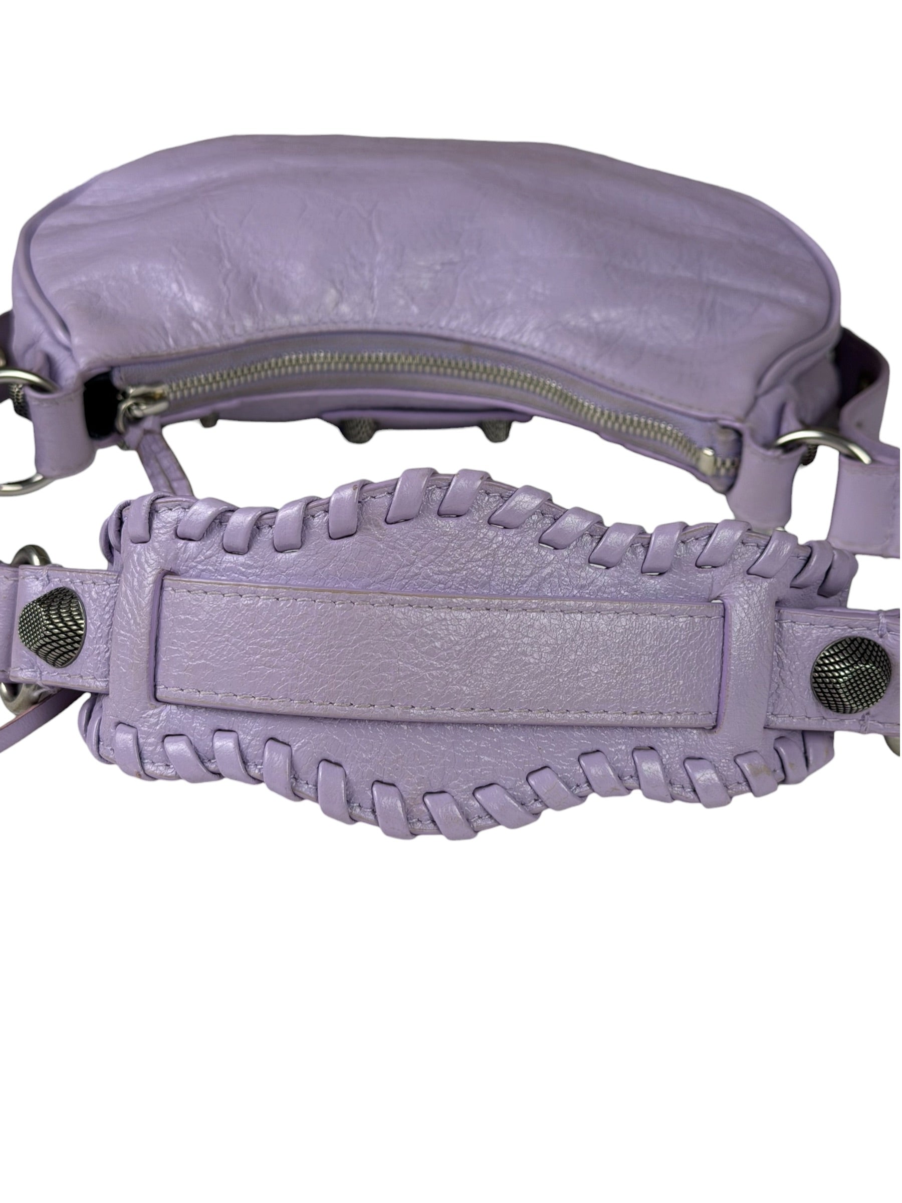 Balenciaga Lilac Calfskin Le Cagole XS Shoulder Bag