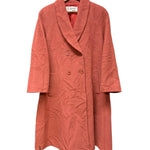 Chloé Dark Blush Wool Trench Coat