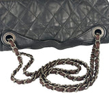 Chanel Black/Grey Quilted Calfskin Matelassè Iridescent Flap Bag 2009