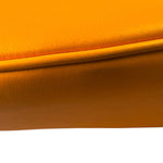 Fendi Orange Leather Small Croissant Hobo Bag
