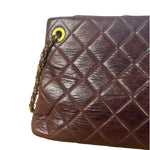 Chanel Burgundy Quilted Leather Portopello Bowler Bag 2014