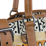 Prada Vintage Limited Edition Venetian Scene Canvas Tote Bag