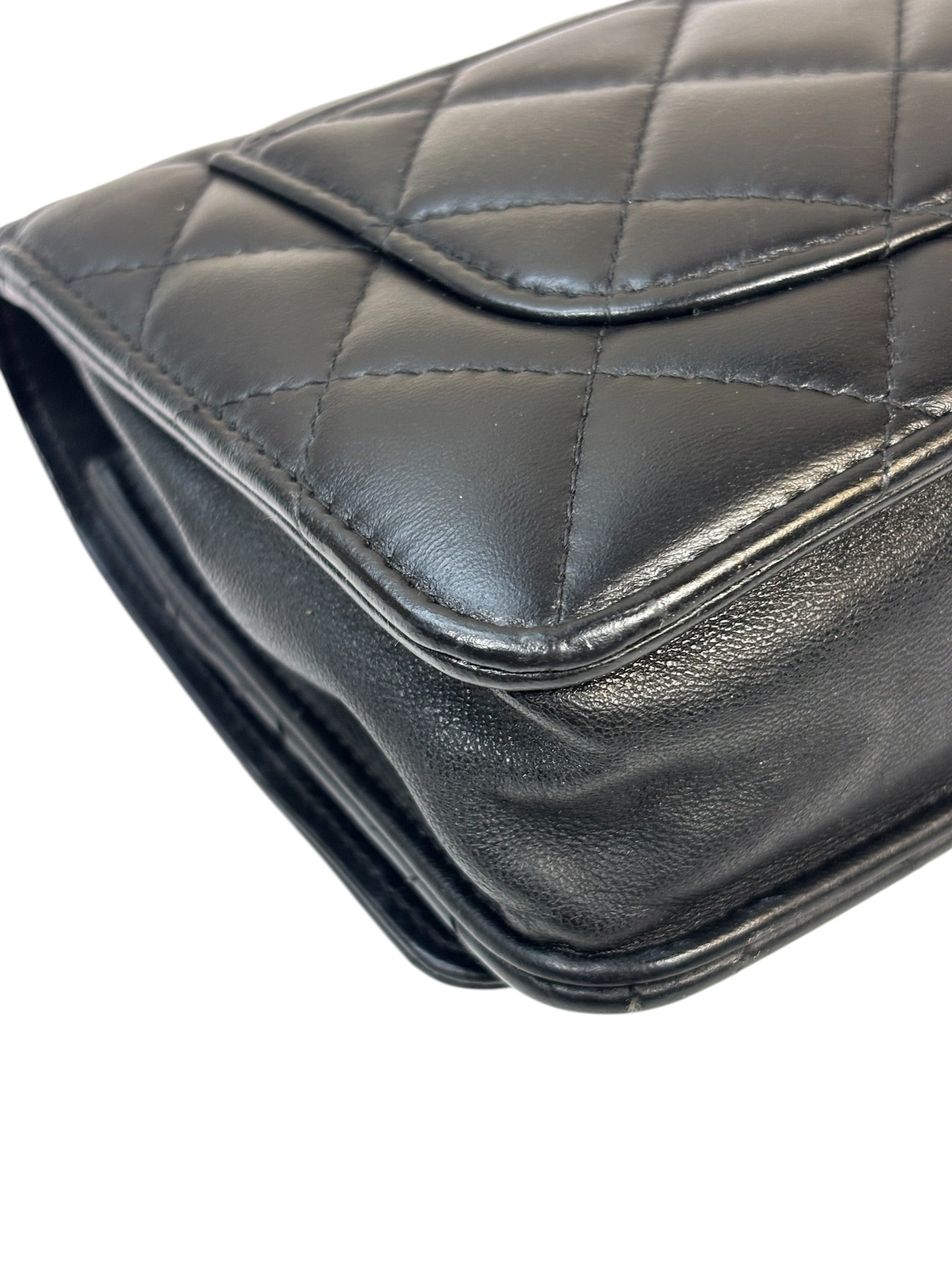 Chanel Black Quilted Wallet On Chain 2019