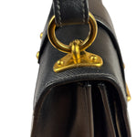 Prada Black Saffiano Leather Cahier Shoulder Bag